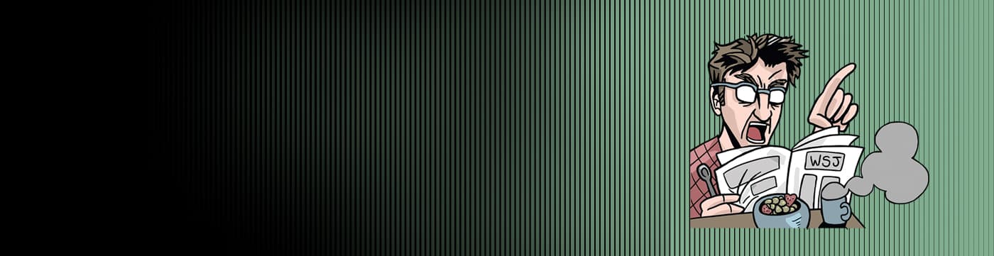 The Grumpy Economist Weekly Rant section background