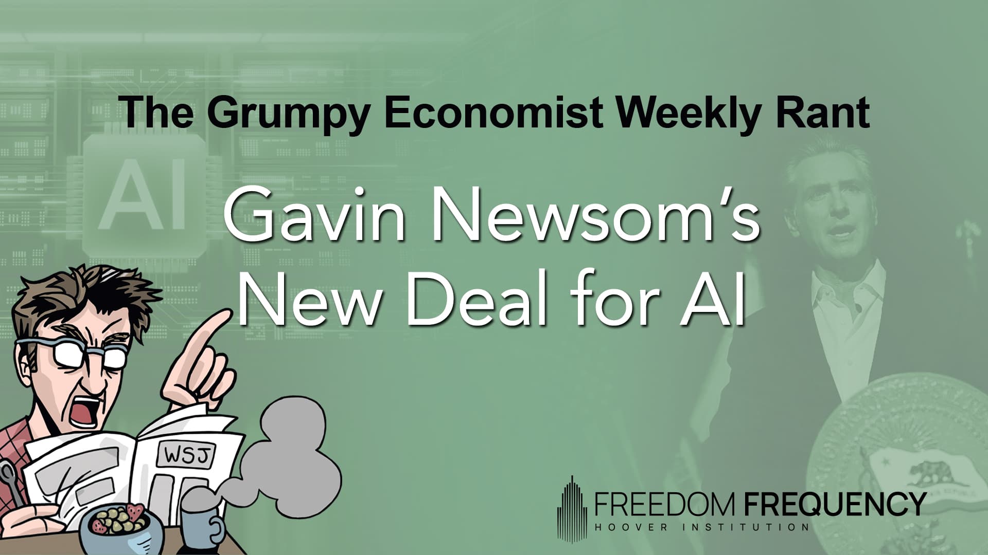 Cover image for article: Gavin Newsom’s New Deal for AI